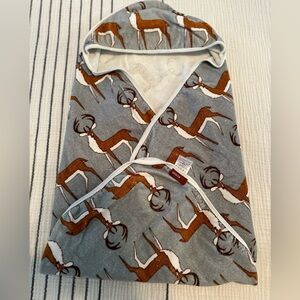 Milkbarn cotton hooded towel